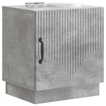 Nachttisch Beton Grau 43 x 34,5 x 47 cm Holzwerkstoff