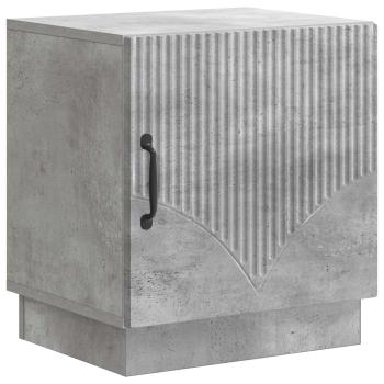 Nachttisch 2 stk. Beton Grau 43 x 34,5 x 47 cm Holzwerkstoff