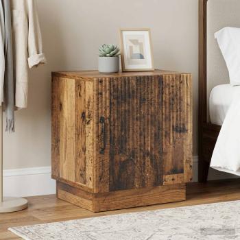 Nachttisch 2 stk. Altholz 43 x 34,5 x 47 cm Holzwerkstoff