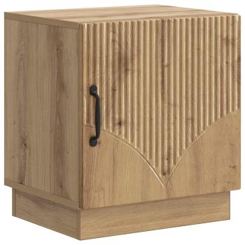 Nachttisch 2 Stk. Kunsthandwerk Eiche 43 x 34,5 x 47 cm