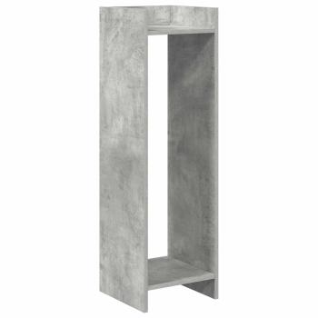 Pflanzenständer 2 Stk. Betongrau 30 x 30 x 100 cm Holzwerkstoff
