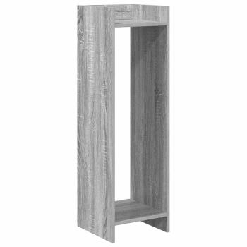 ARDEBO.de - Pflanzenständer Sonoma-Grau 30 x 30 x 100 cm Holzwerkstoff