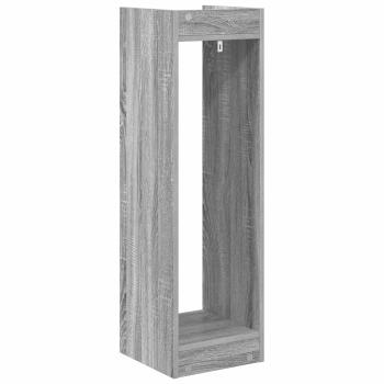 Pflanzenständer Sonoma-Grau 30 x 30 x 100 cm Holzwerkstoff