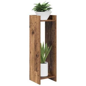 Pflanzenständer Altholz 30 x 30 x 100 cm Holzwerkstoff