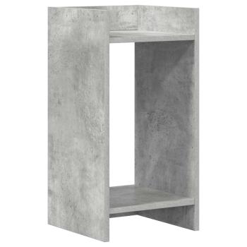 Pflanzenständer 2 Stk. Betongrau 30 x 30 x 60 cm Holzwerkstoff