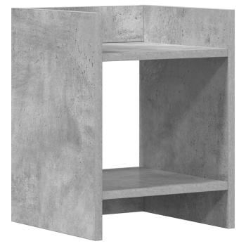 Pflanzenständer 2 Stk. Betongrau 30 x 30 x 40 cm Holzwerkstoff