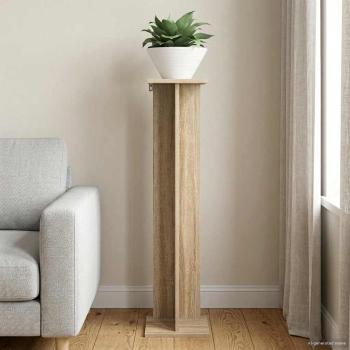 ARDEBO.de - Pflanzenständer Sonoma-Eiche 25 x 25,5 x 100,5 cm Holzwerkstoff