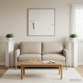 ARDEBO.de - Pflanzenständer 2 Stk. Weiß Ø40 x 100 cm Holzwerkstoff