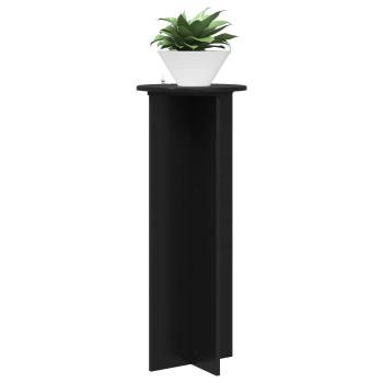 Pflanzenständer 2 Stk. Schwarz Ø40 x 100 cm Holzwerkstoff