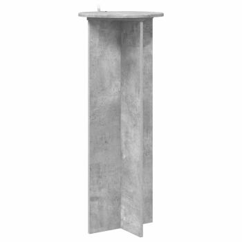 Pflanzenständer 2 Stk. Betongrau Ø40 x 100 cm Holzwerkstoff