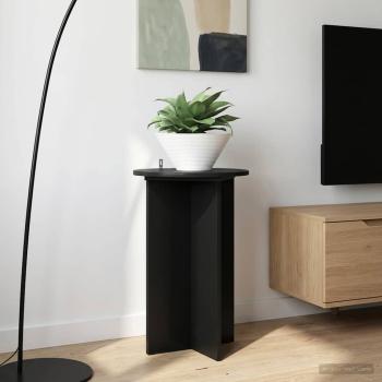 ARDEBO.de - Pflanzenständer 2 Stk. Schwarz Ø40 x 60 cm Holzwerkstoff