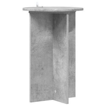 Pflanzenständer 2 Stk. Betongrau Ø40 x 60 cm Holzwerkstoff