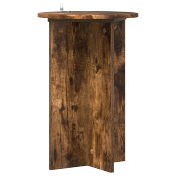 Pflanzenständer 2 Stk. Räuchereiche Ø40 x 60 cm Holzwerkstoff