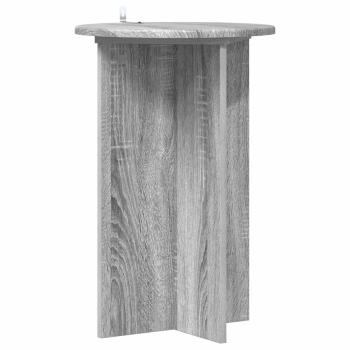 Pflanzenständer 2 Stk. Sonoma-Grau Ø40 x 60 cm Holzwerkstoff