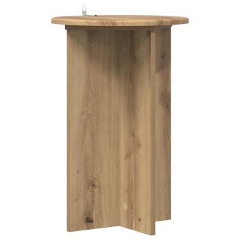 Pflanzenständer 2 Stk. Artisan-Eiche Ø40 x 60 cm Holzwerkstoff
