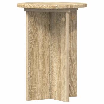 Pflanzenständer 2 Stk. Sonoma-Eiche Ø29,5 x 40 cm Holzwerkstoff