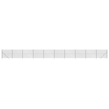 Maschendrahtzaun mit Bodenhülsen Anthrazit 2x25 m