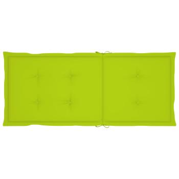 Verstellbare Gartenstühle 3 Stk. mit Auflagen Massivholz Akazie
