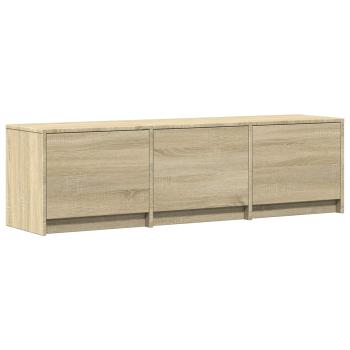 Fernsehschrank mit LED 140 x 34 x 40 cm Sonoma-Eiche