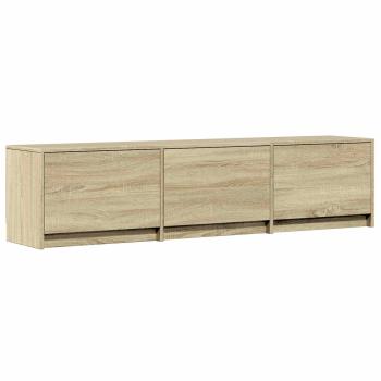 Fernsehschrank mit LED 165 x 34 x 40 cm Sonoma-Eiche