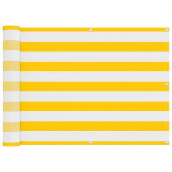 Balkonsichtschutz 75 x 200 cm Oxford-Stoff Rechteckig