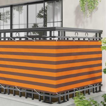 Balkonsichtschutz 100 x 300 cm Oxford-Stoff Rechteckig