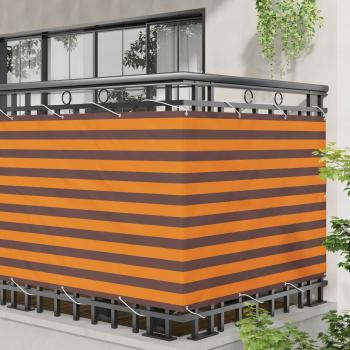 Balkonsichtschutz 110 x 400 cm Oxford-Stoff Rechteckig