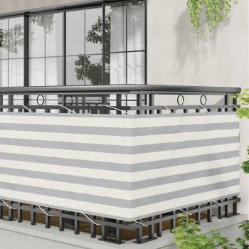 Balkonsichtschutz 75 x 800 cm Oxford-Stoff Rechteckig
