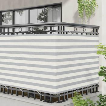 Balkonsichtschutz 120 x 700 cm Oxford-Stoff Rechteckig