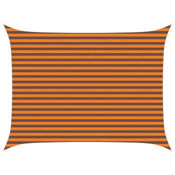 Sonnensegel Orange und Braun 4 x 3 m 100 % Polyester Oxford