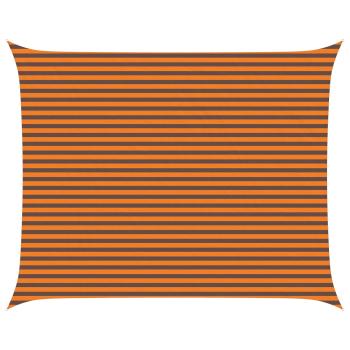 Sonnensegel Orange und Braun 5 x 4 m 100 % Polyester Oxford