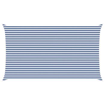 Sonnensegel Blau und Weiß 7 x 4 m 100 % Polyester Oxford