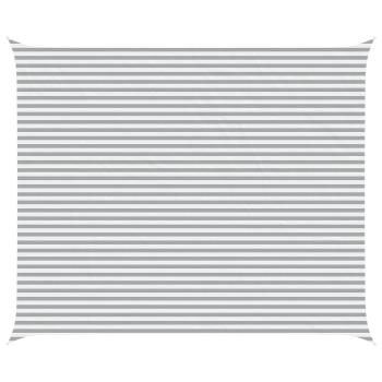 Sonnensegel Hellgrau und Weiß 6 x 5 m 100 % Polyester Oxford