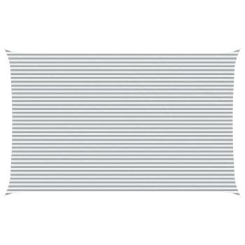 Sonnensegel Hellgrau und Weiß 8 x 5 m 100 % Polyester Oxford