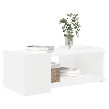 Couchtisch Weiß 90 x 50 x 33 cm Holzwerkstoff