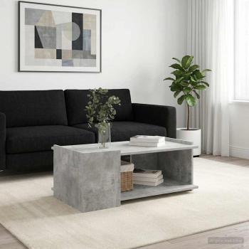 Couchtisch Betongrau 90 x 50 x 33 cm Holzwerkstoff