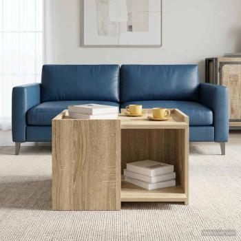 ARDEBO.de - Couchtisch Sonoma-Eiche 50,5 x 50 x 33 cm Holzwerkstoff