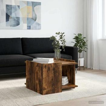 Couchtisch Räuchereiche 50,5 x 50 x 33 cm Holzwerkstoff