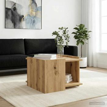 ARDEBO.de - Couchtisch Artisan-Eiche 50,5 x 50 x 33 cm Holzwerkstoff