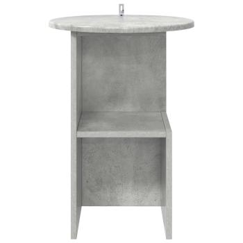 Beistelltisch Betongrau Ø 39,5 x 55 cm Holzwerkstoff