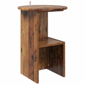 Beistelltisch Altholz Ø 39,5 x 55 cm Holzwerkstoff