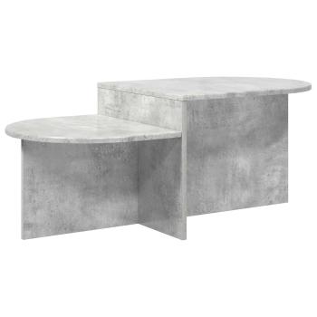 Couchtisch Betongrau 100 x 50 x 40 cm Holzwerkstoff