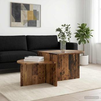 ARDEBO.de - Couchtisch Altholz 100 x 50 x 40 cm Holzwerkstoff