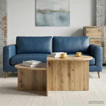 ARDEBO.de - Couchtisch Artisan-Eiche 100 x 50 x 40 cm Holzwerkstoff