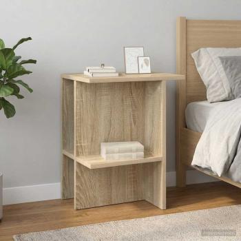 ARDEBO.de - Couchtisch 2 stk. Sonoma-Eiche 40 x 30 x 49 cm Holzwerkstoff