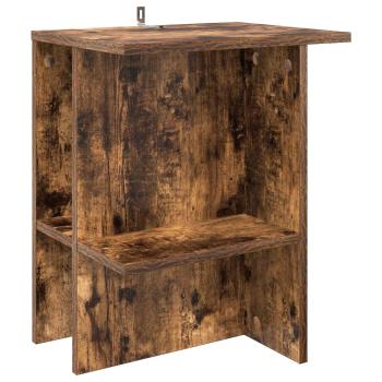 Couchtisch 2 stk. Räuchereiche 40 x 30 x 49 cm Holzwerkstoff