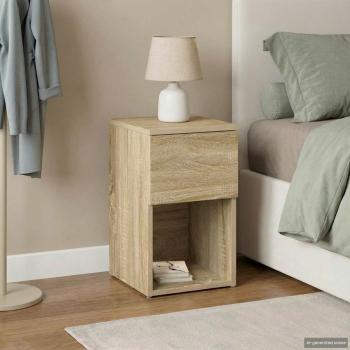 Bettschrank Sonoma-Eiche 29 x 31,5 x 49 cm Holzwerkstoff