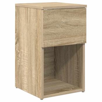 Bettschrank 2 Stk. Sonoma-Eiche 29 x 31,5 x 49 cm Holzwerkstoff