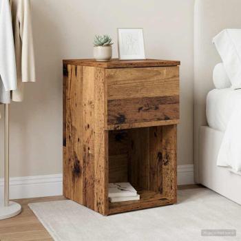 Bettschrank Altholz 29 x 31,5 x 49 cm Holzwerkstoff