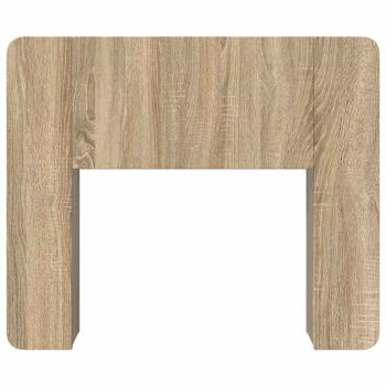 Kopfteil Schrank mit Speicher Sonoma-Eiche Holzwerkstoff